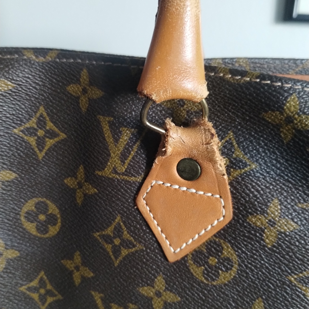 Louis Vuitton Brown Monogram Tote Bag - Picture 10 of 16